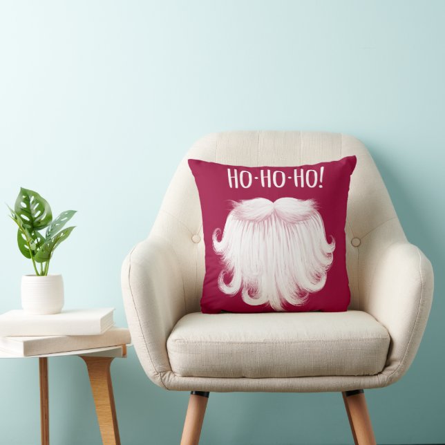 Almofada Ho Ho Santa Clause Beard Natal Holiday (Cadeira)