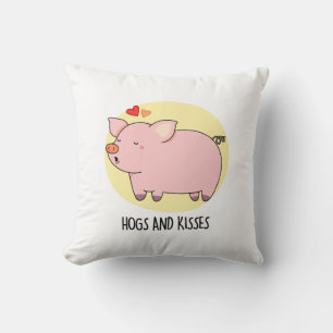 Almofada Hoge E Kisses Engraçados Porco