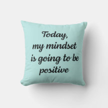 Hoje minha mentalidade vai ser positiva