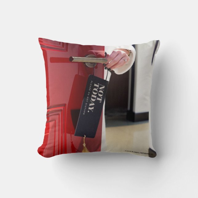 Almofada Hoje não é bolsa (Frente)