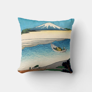 Almofada Hokusai - Rio Tama na província de Musashi