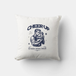 ALMOFADA HOME DECOR DADDY CHEER UP THROW PILLOW