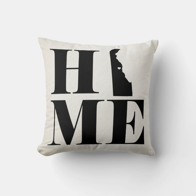 Almofada Home Delaware State Travesseiro ESCOLHA SUA COR (Frente)