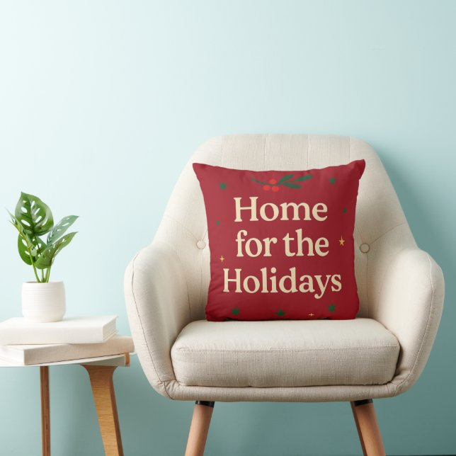 Almofada Home for the Holidays | Festive pillow (Cadeira)