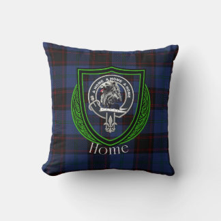 Almofada Home Scottish Clan Tartan & Crest