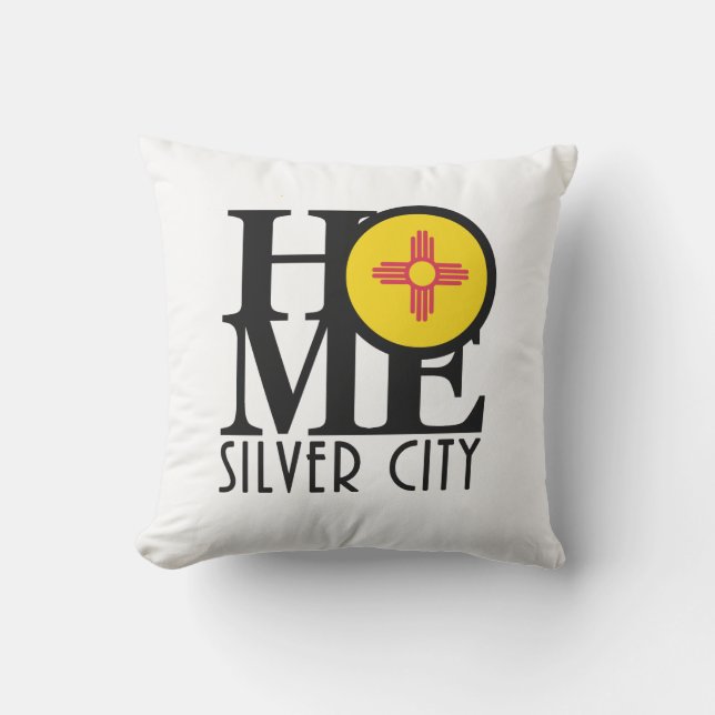 Almofada Home Silver City Novo México (Frente)