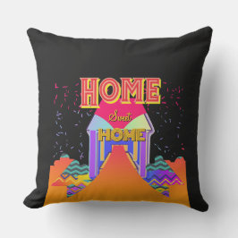 Almofada Home Sweet Home Black