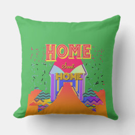 Almofada Home Sweet Home Bright Green