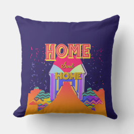 Almofada Home Sweet Home Dk Blue