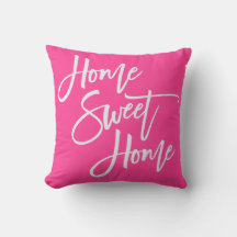 Home Sweet Home Elegante White Script Quente