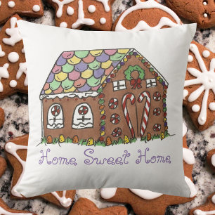 Almofada Home Sweet Home Gingercake Natal