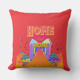Almofada Home Sweet Home Red