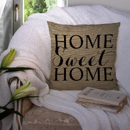 Almofada Home Sweet Home | TRAVESSEIRO DECORATIVO