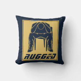 Almofada Homem Arroado de Ouro Azul Cabeça Seguradora | Pen