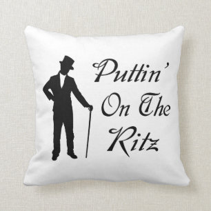 Almofada Homem Dapper Puttin no Ritz