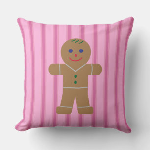 Almofada Homem de Gengibre Rosa, Divertido e Rico
