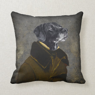 Almofada Homem Distinto de Pintura de Pet Personalizado