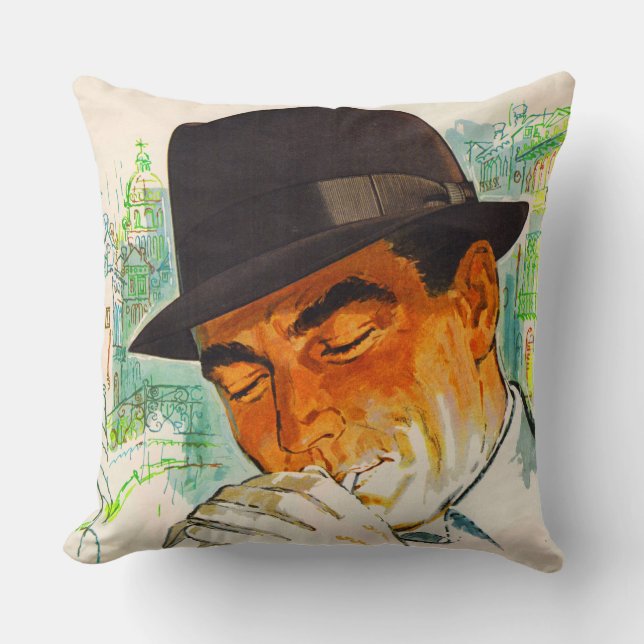 Almofada homem do chapéu Stetson por volta de 1960 (Frente)