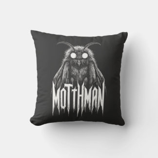 Almofada Homem-Mariposa Criptozoário Horror Gótico Criatura