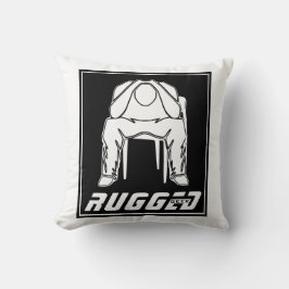 Almofada Homem Negro branco robusto com cabeça | Pensador