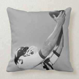 Almofada Homem que joga o futebol
