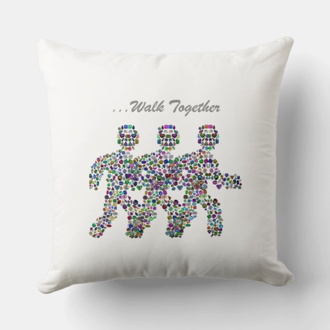 Almofada Homens em Movimento (Verso)