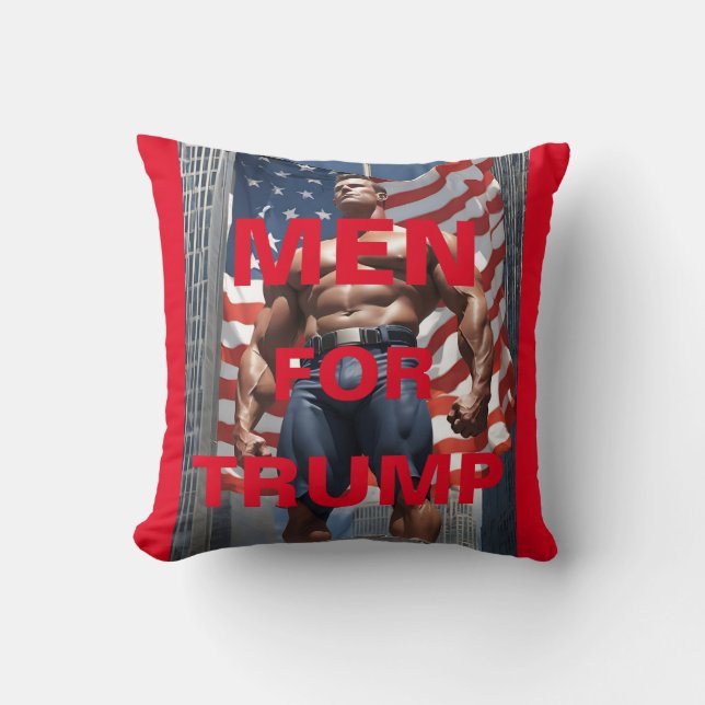 ALMOFADA HOMENS PARA TRUMP (Frente)