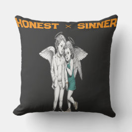 Almofada Honest & Sinner Love Art Collection Throw Pillow