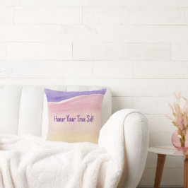 Almofada Honre seu verdadeiro Travesseiro decorativo