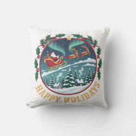 Almofada hoodie Happy Holidays