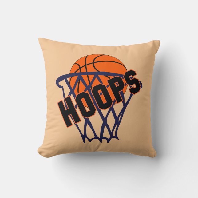 Almofada Hoops Basball e Travesseiro decorativo de Rede (Frente)