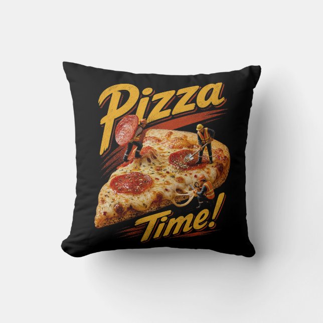 Almofada Hora da Pizza! (Frente)