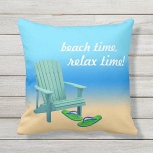 Almofada Hora da Praia, Hora do Relaxe!