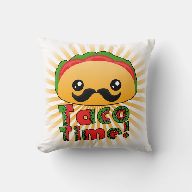 Almofada Hora do Taco (Frente)