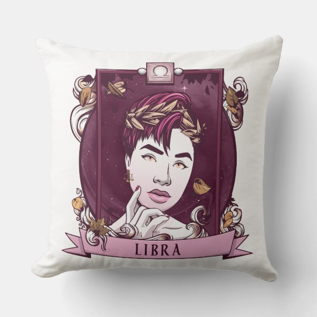 Almofada Horóscopo - LIBRA (Frente)