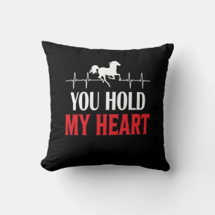 Almofada Horse Art Você Segura Meu Coração