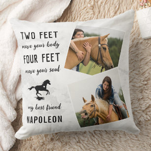 Almofada Horse Memorial Equestrian Keepape Foto