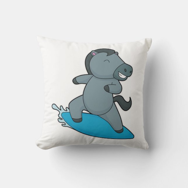 Almofada Horse Surfer Water (Frente)