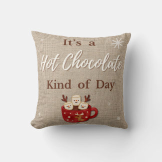 Almofada Hot Chocolate Throw Pillow