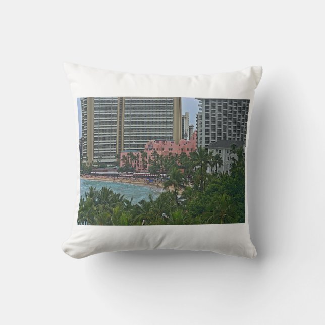 Almofada Hotel havaiano real, Honolulu, Hawai'i (Frente)