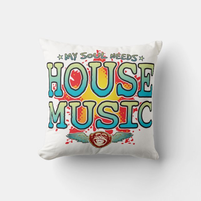 Almofada House Music Soul Cushion (Frente)
