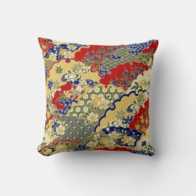 Almofada Housse de coussin red japanese (Frente)