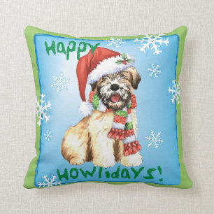 Almofada Howlidays feliz Wheaten