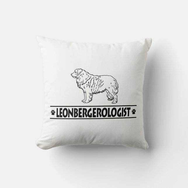 Almofada Humorous Leonberger (Frente)