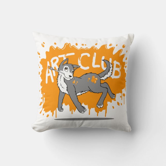 Almofada Husky do Art Club (Frente)