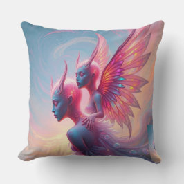 Almofada Hüterinnen des Himmels – Elara & Vireya