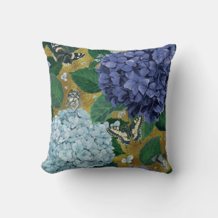 Almofada Hydrangea & Butterflies- Inspirados na Natureza