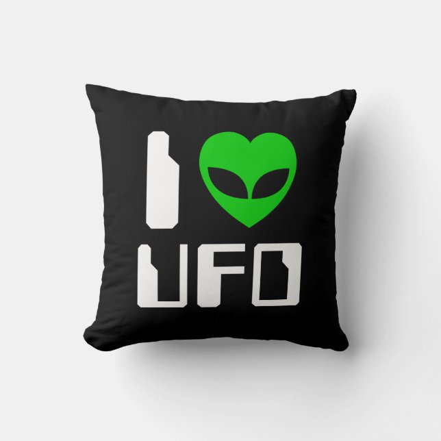 Almofada I Alienígena Heart UFO (Frente)