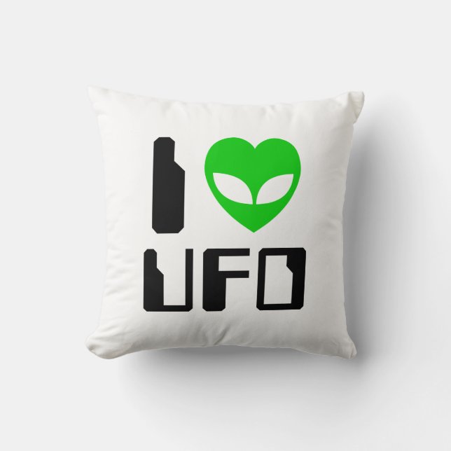 Almofada I Alienígena Heart UFO (Frente)