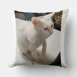 Almofada I Hate People! Cat Throw Pillow